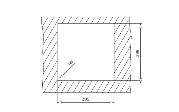 Подплотова мивка TEKA Square 40.40 TG КАМЕННОСИВА